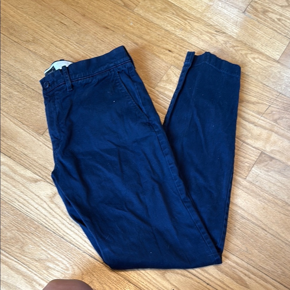 J. Crew Blue Chinos Classic Straight-Leg